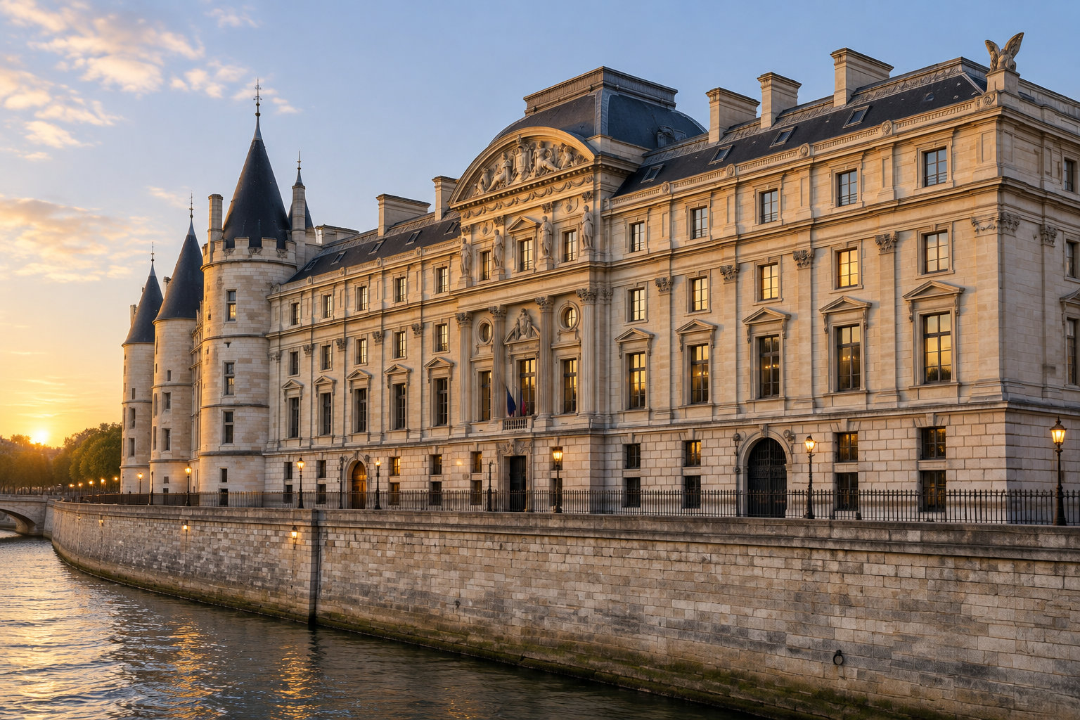 La façade du palais de la Cour de cassation à Paris.