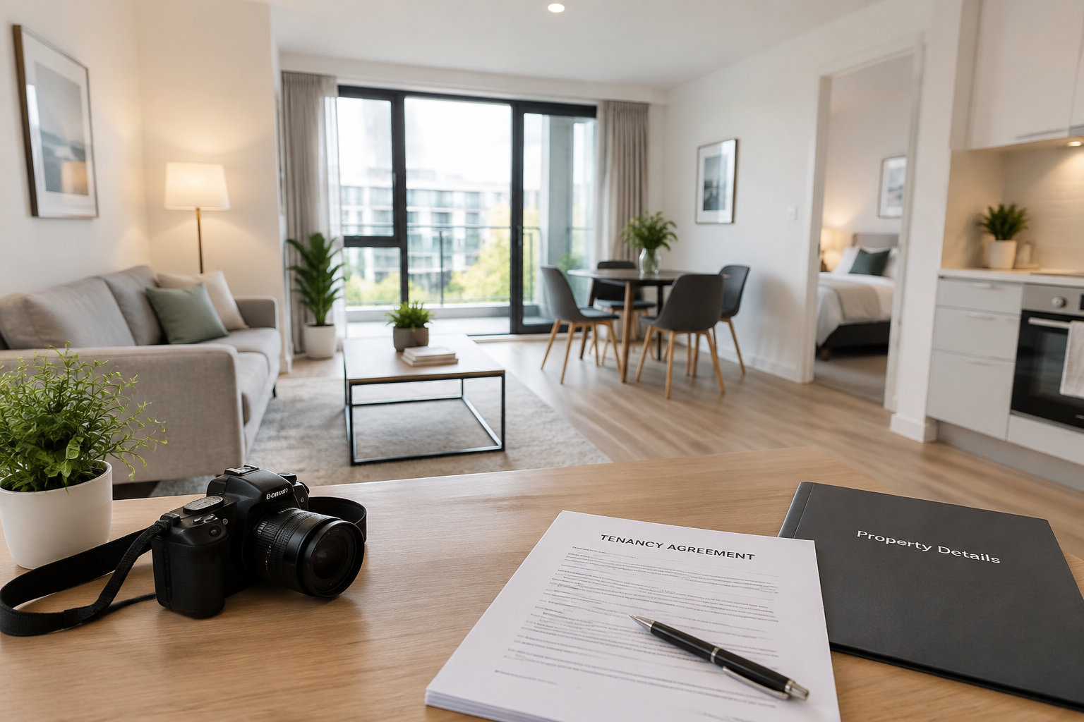 Un logement propre et prêt à être reloué, avec un appareil photo et un dossier technique à disposition.